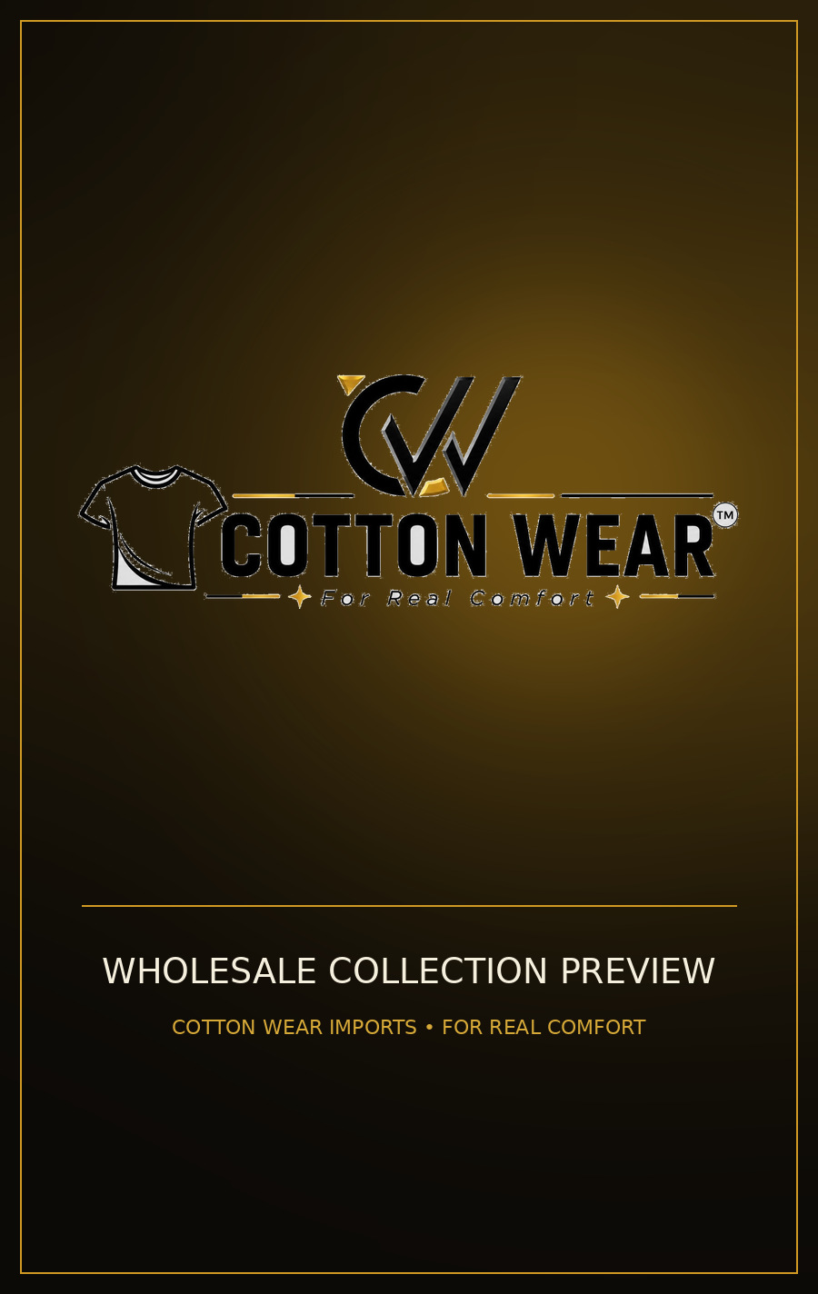 Cotton Wear collection preview